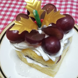 ブドウのショートケーキ☆